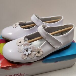 Rachel Lil Vanna Toddler Girls Dress Shoes – Size 11, White, NWT With Box